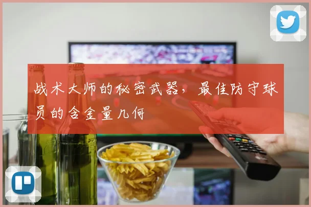 战术大师的秘密武器，最佳防守球员的含金量几何